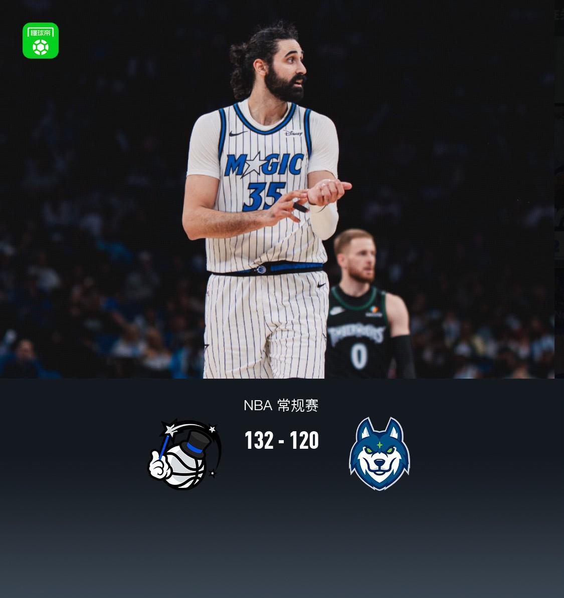 2026世界杯投注-魔术132-120残阵森林狼，班凯罗20+8+6，香农33分生涯新高